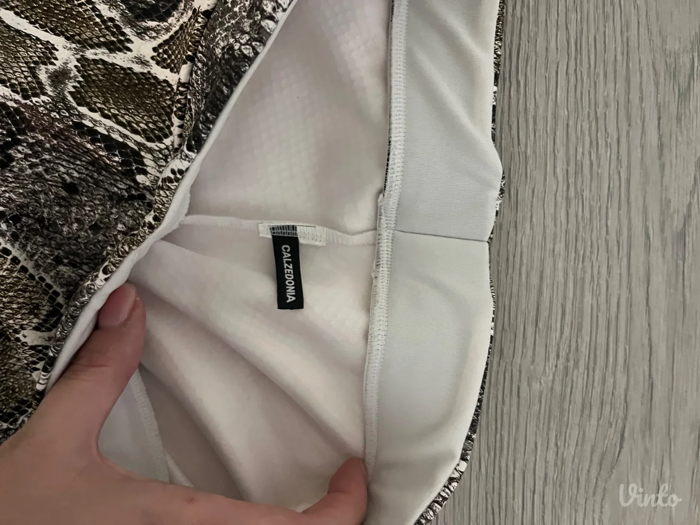 Calzedonia kožne pantalone/helanke
