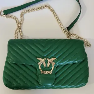 PINKO - Zelena torbica sa lancem