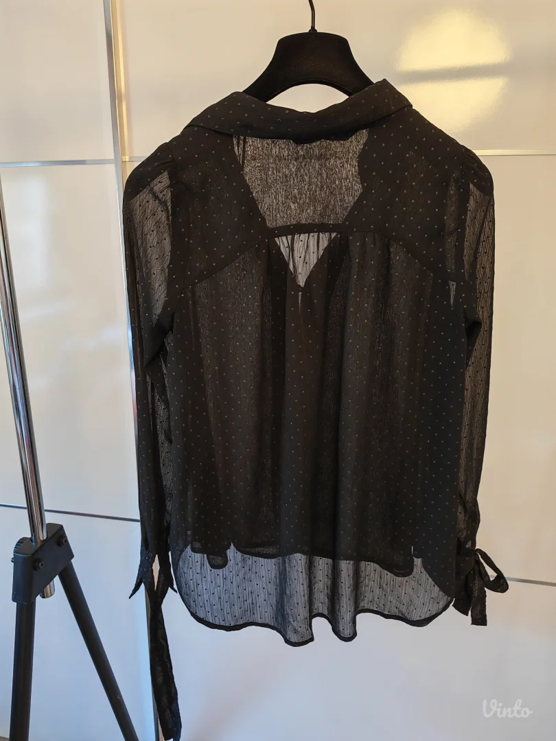 Zara crna elegantna kosulja