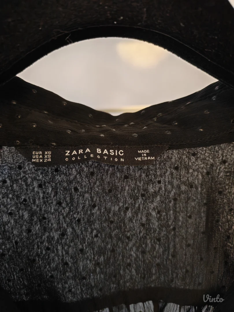 Zara crna elegantna kosulja