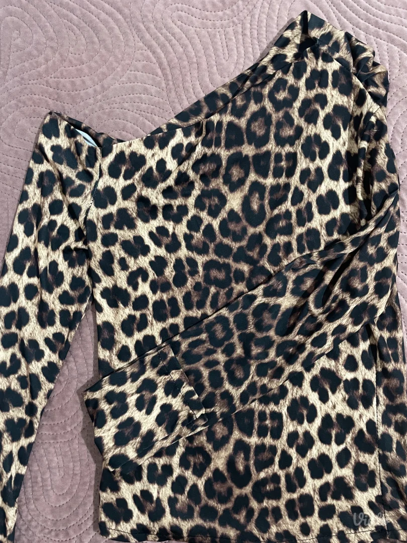 Leopard print majica dugih rukava