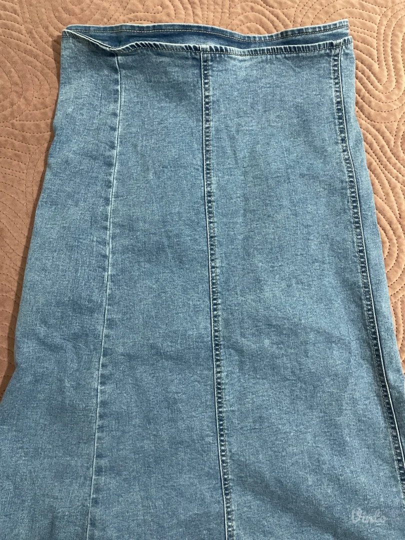 Dugacka teksas suknja