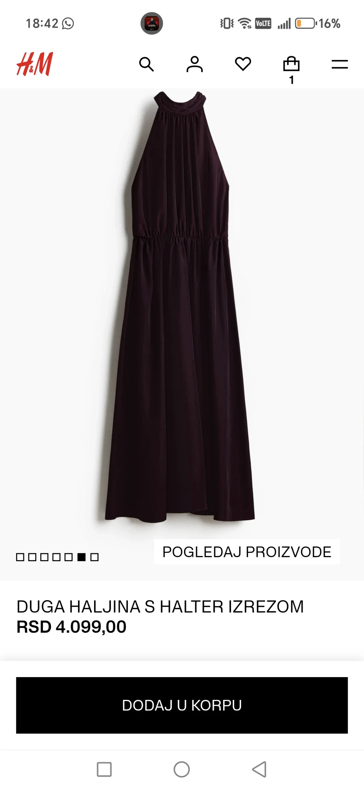 H&M haljina iz trenutne kolekcije