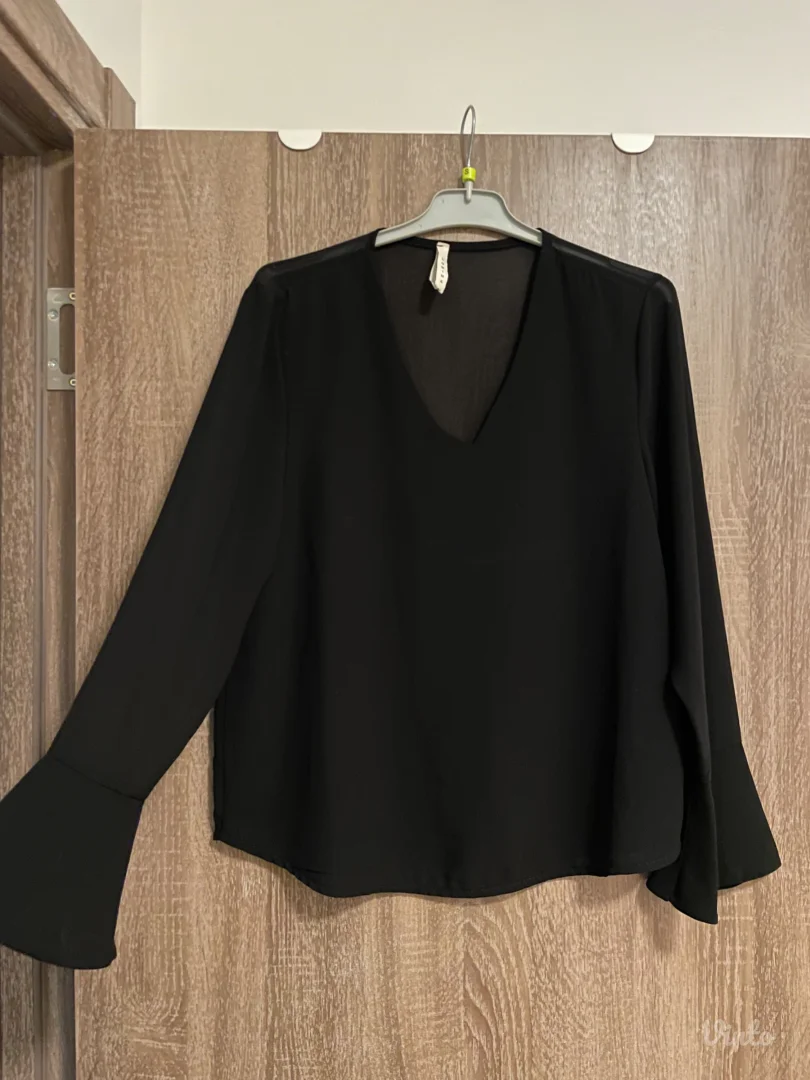 LUMINA-ženska crna bluzica