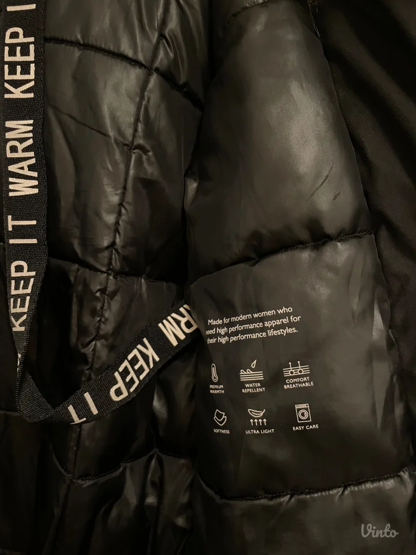 Springfild-crna zimska jakna