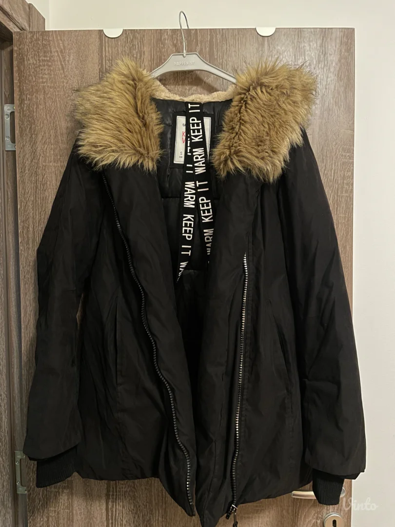 Springfild-crna zimska jakna