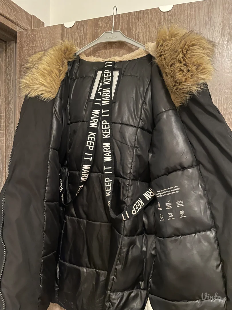 Springfild-crna zimska jakna