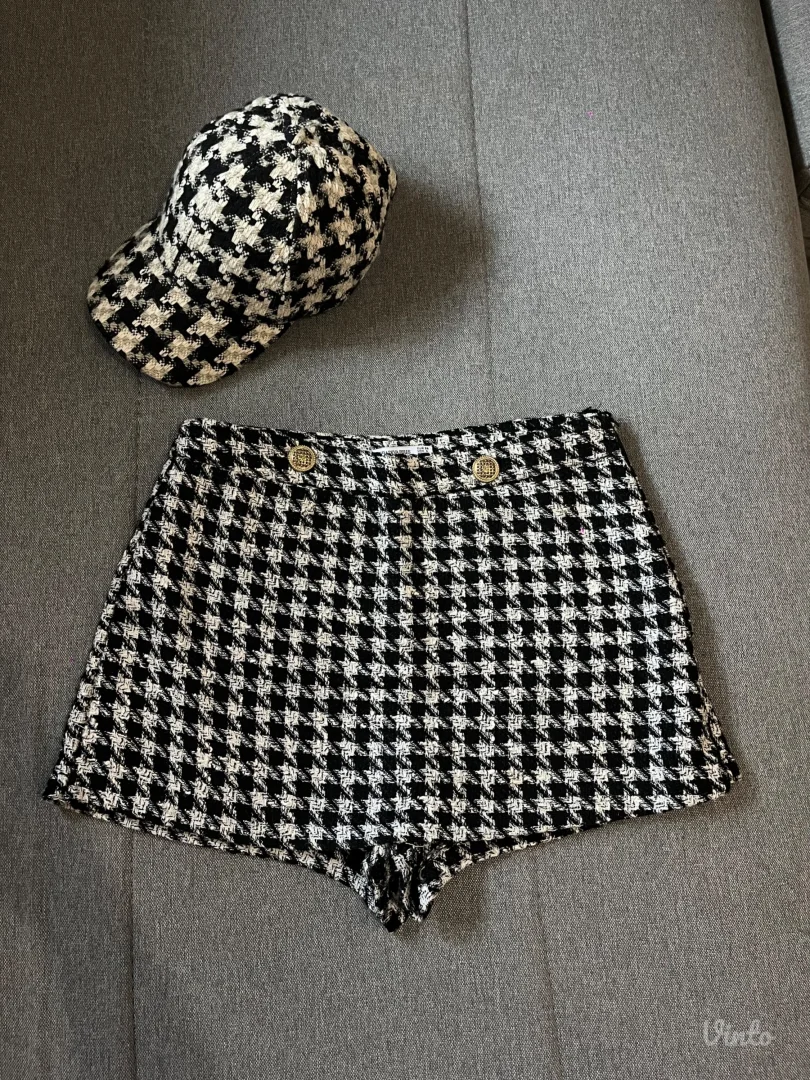 Stradivarius skort + gratis HM kačket