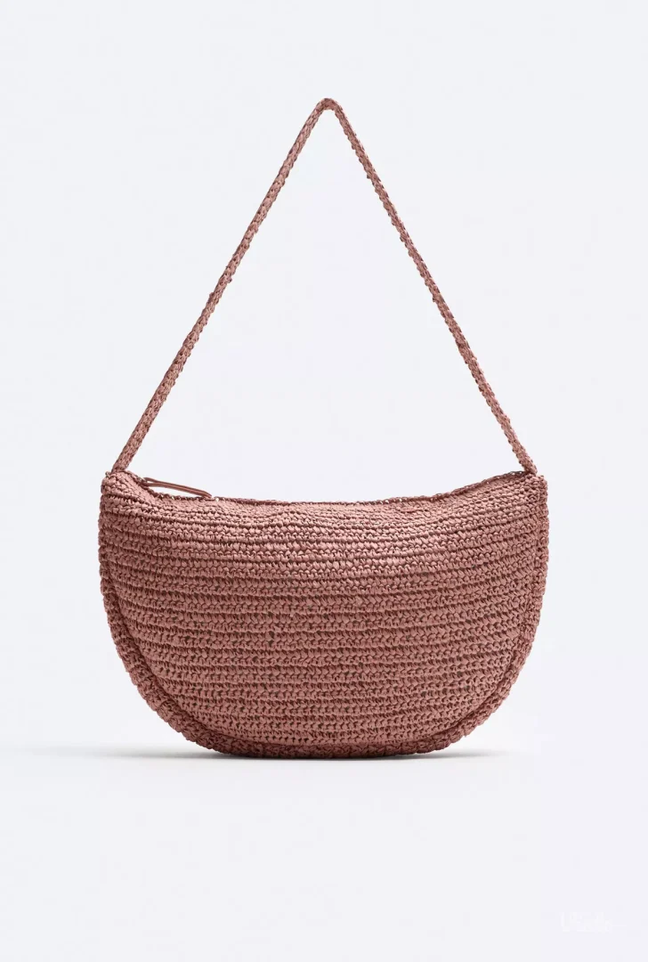 Zara - platen pink torba