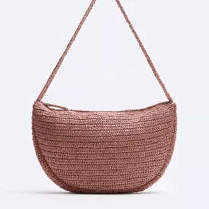 Zara - platen pink torba