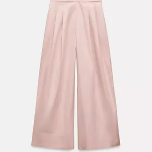 Zara - pamučne roze pantalone