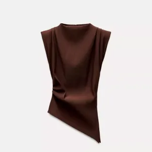 Zara - asimetrična bluza sa naramenicama