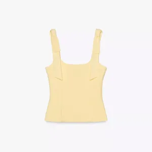 Zara - žuti top sa mašnicama