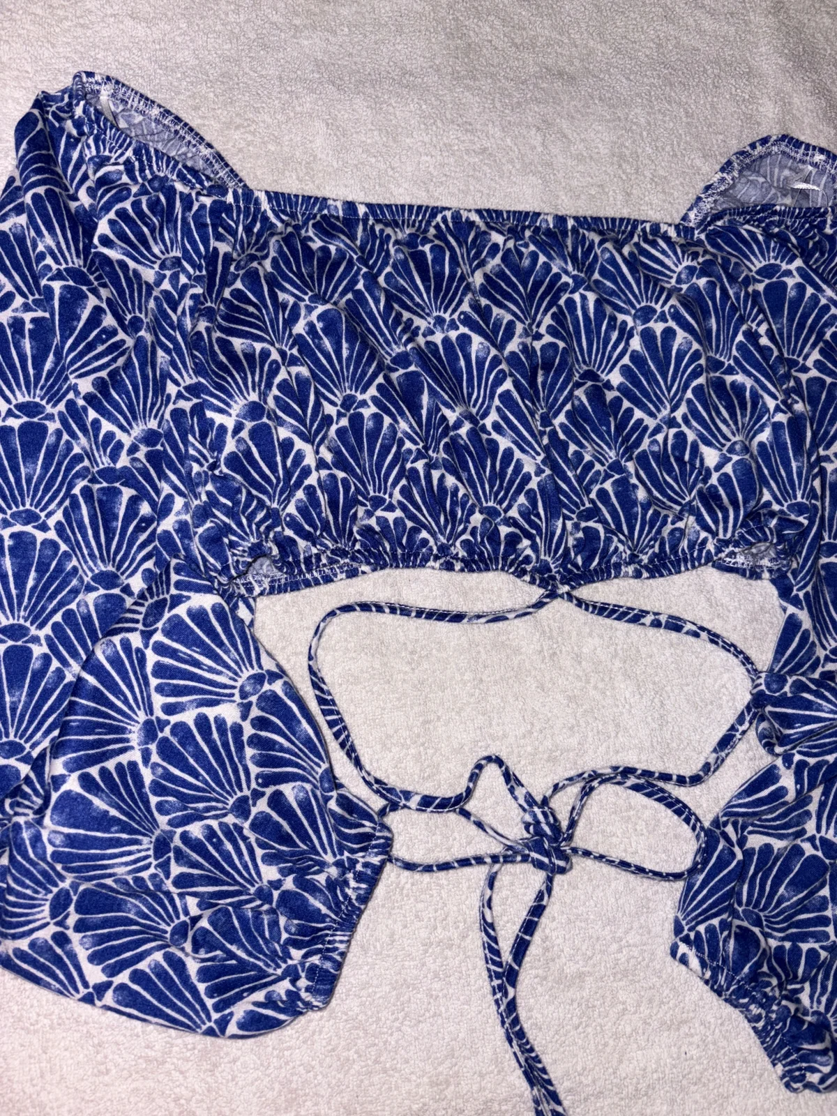 Plavo-beli top