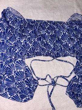 Plavo-beli top