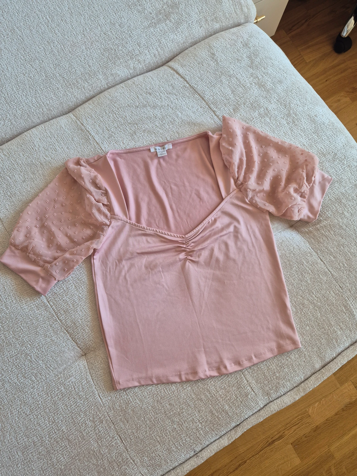 New Yorker babypink croptop