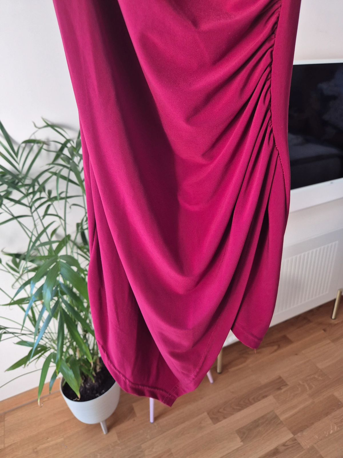 Bordo mini uska haljina