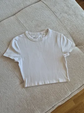 New Yorker pamučni crop top