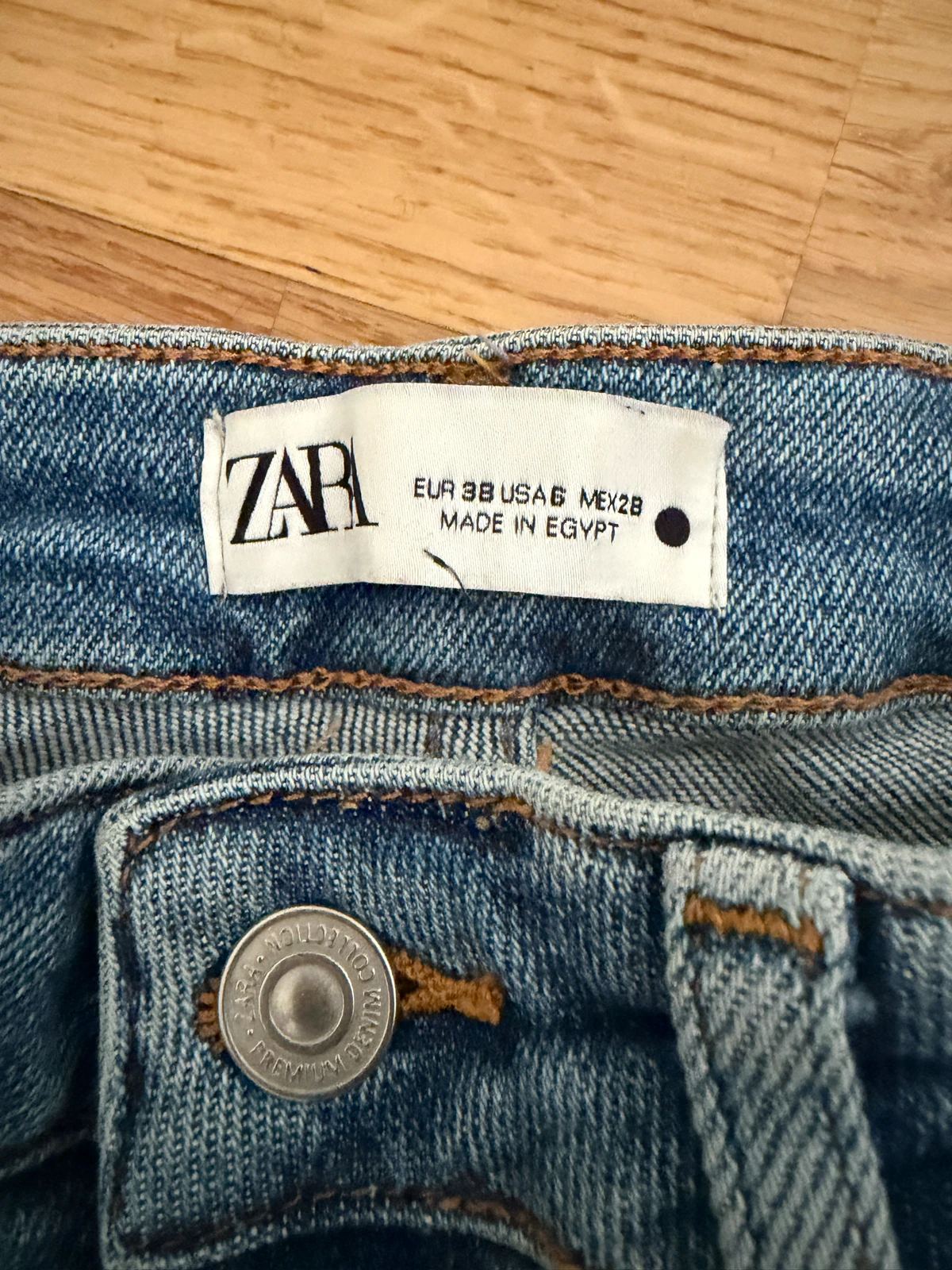 Zara blue jeans farmerke 38