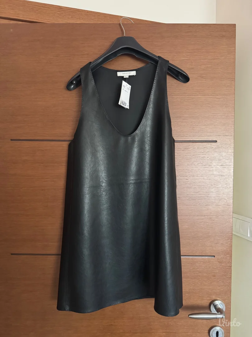 H&M kožna haljina