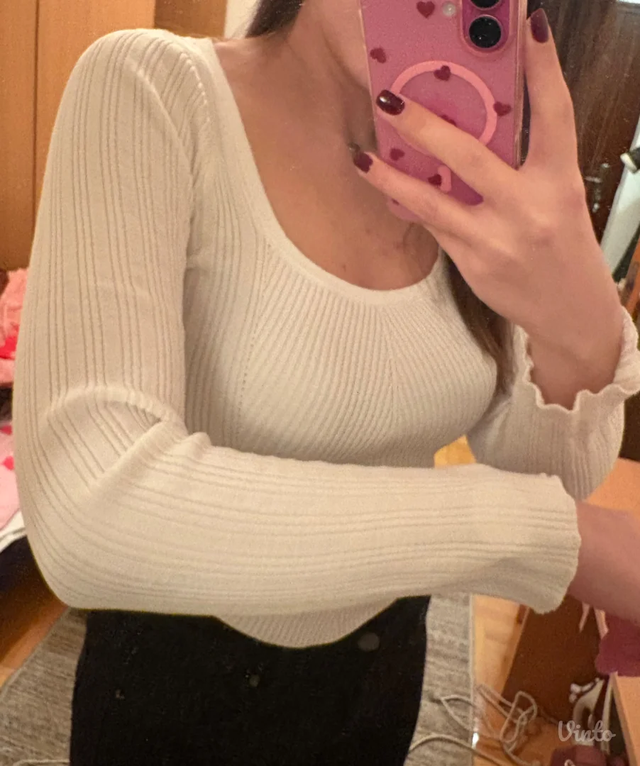 Beli crop top-trikotaza