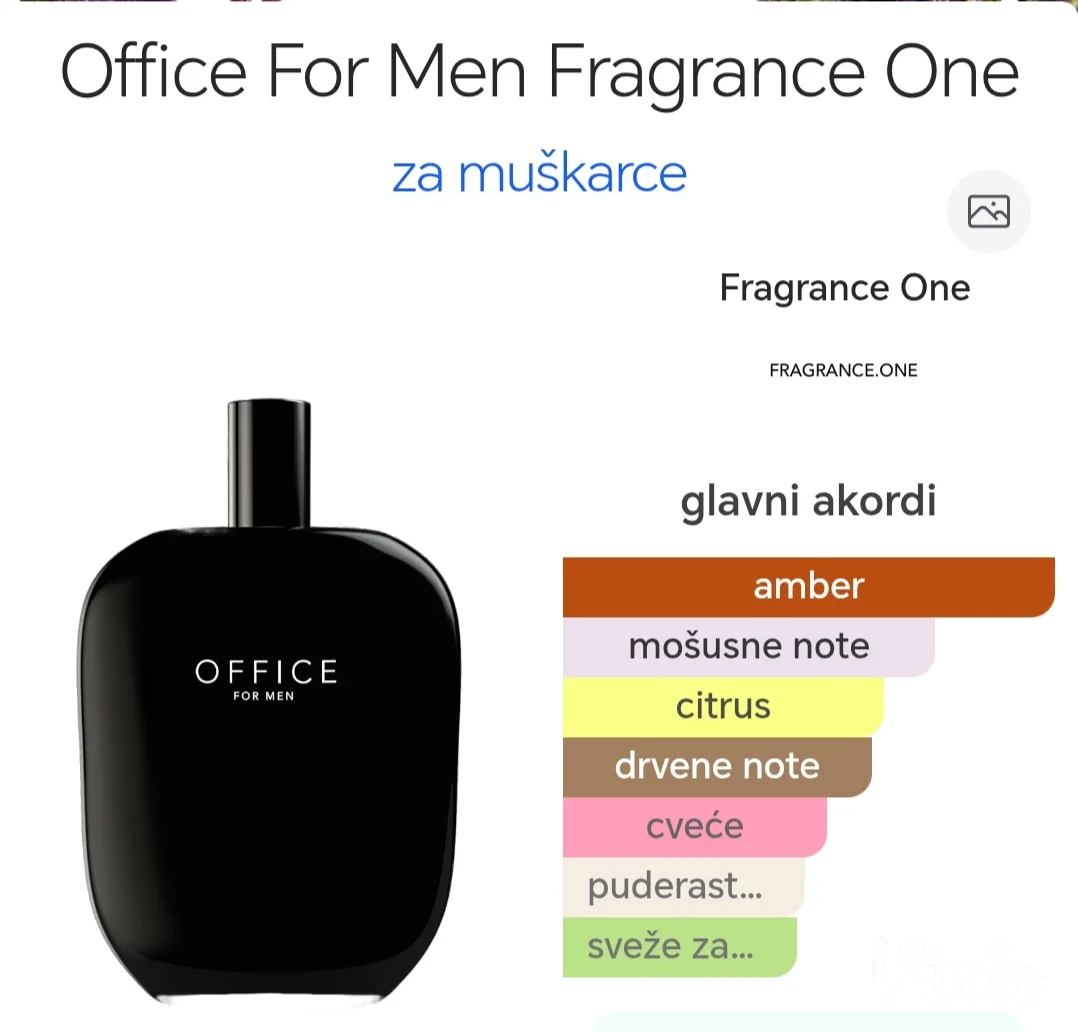 Fragrance one Office men dekant 5ml/10ml