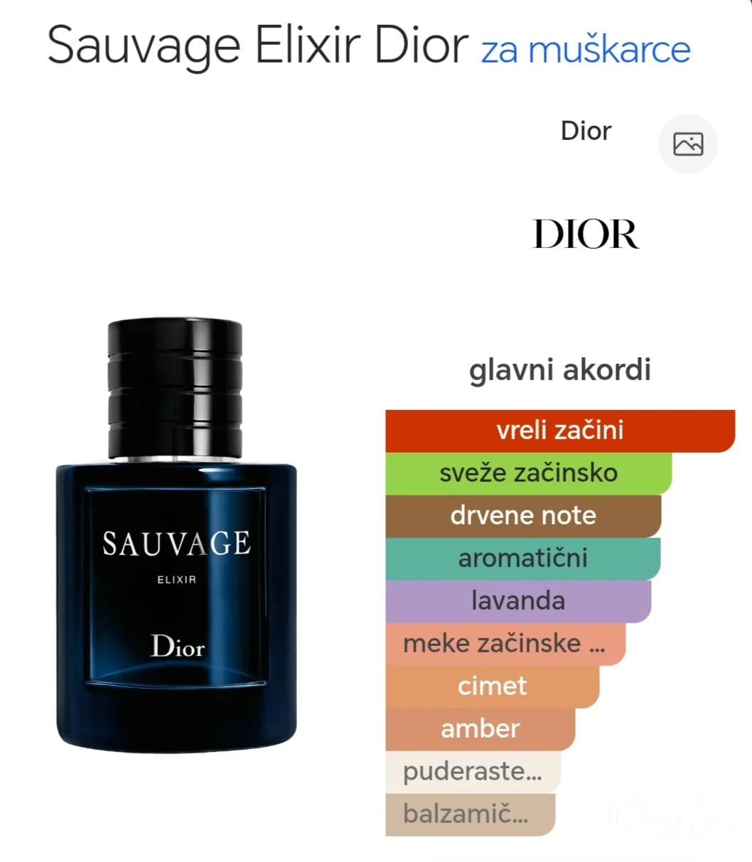 Christian Dior Sauvage Elixir Edp dekant 5ml/10ml