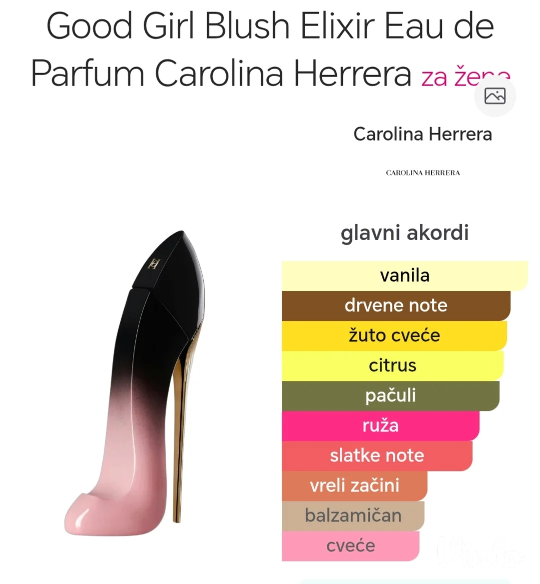 CH Good girl Blush Elixir dekant 5ml-10ml