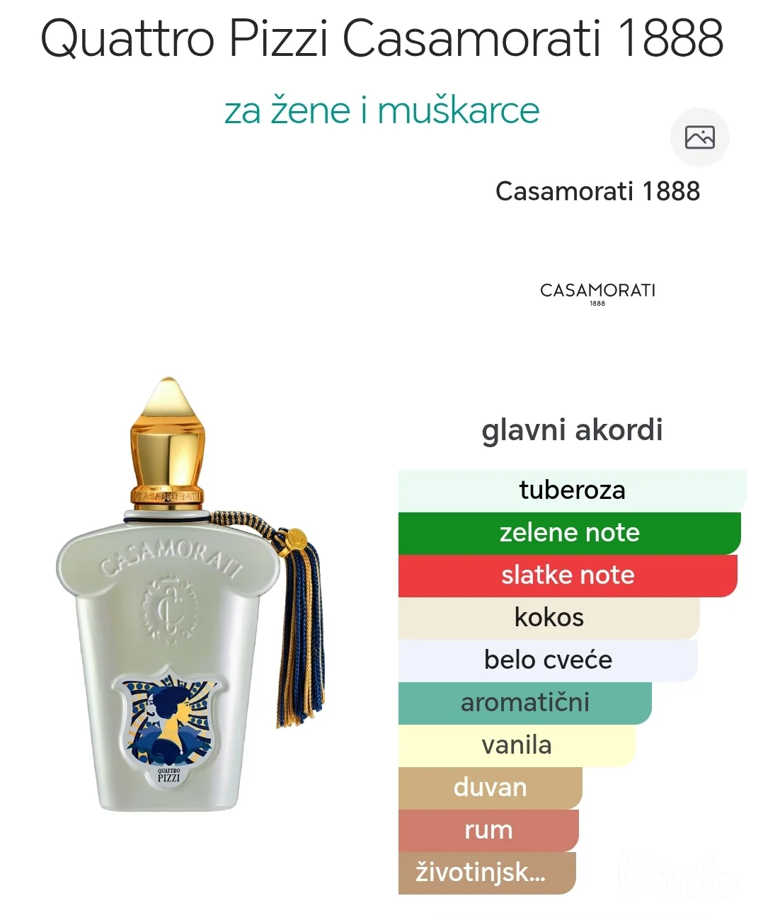 Xerjoff Quattro Pizzi Casamorati 1888 edp dekant 5ml/10ml