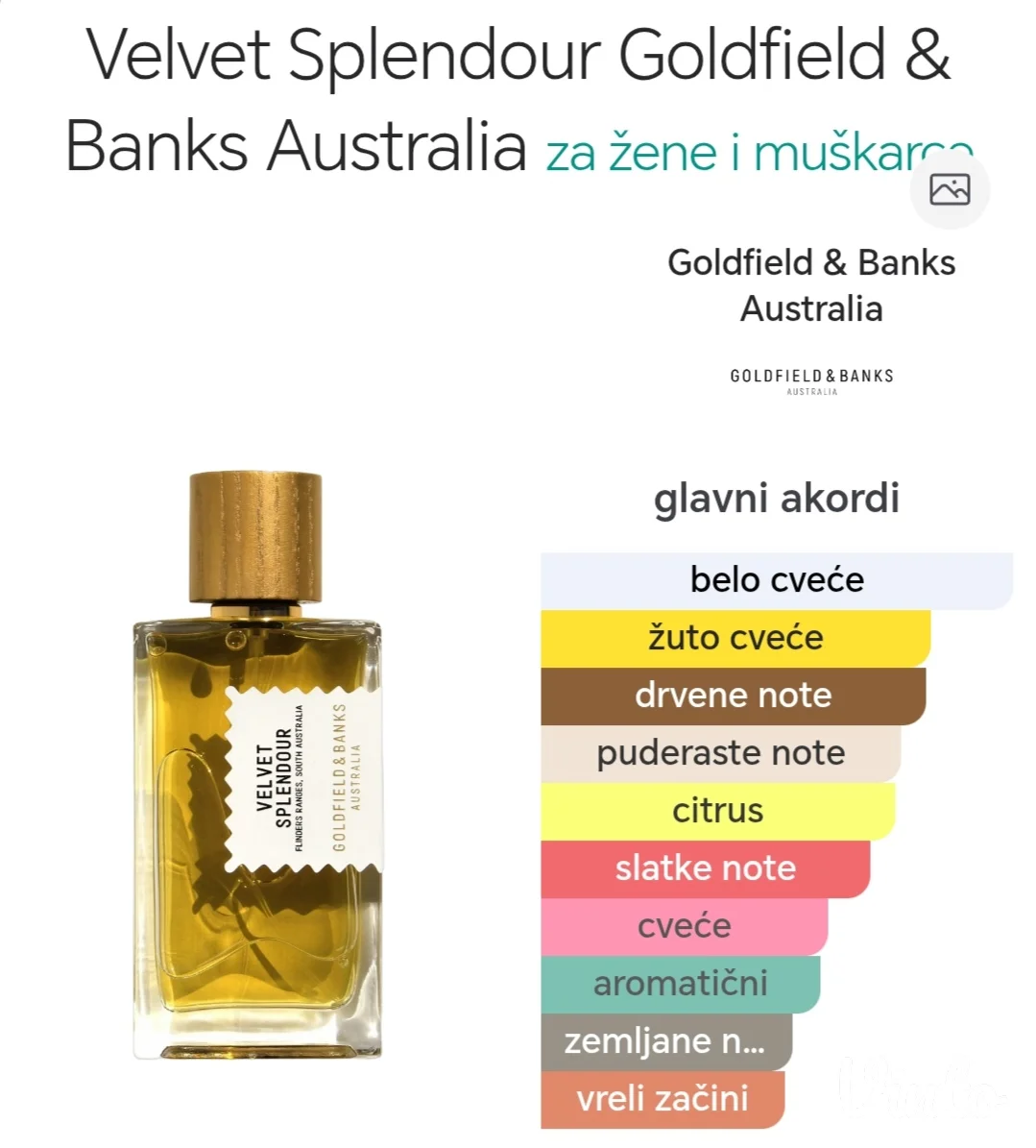 Goldfield & Banks Velvet Splendour edp dekant 5ml-10ml