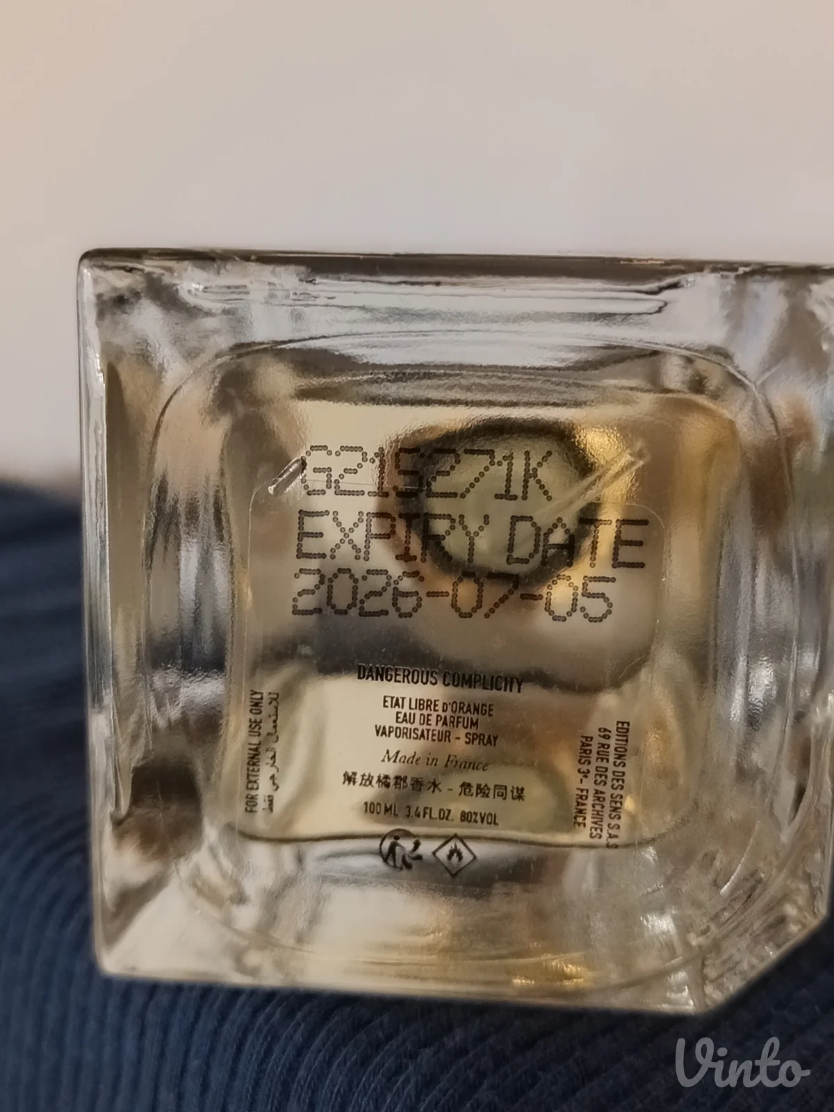 Etat libre Dangerous complicity edp dekant 5ml/10ml