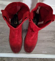 Čizme od prevrnute kože - NOVE - Dingo boots