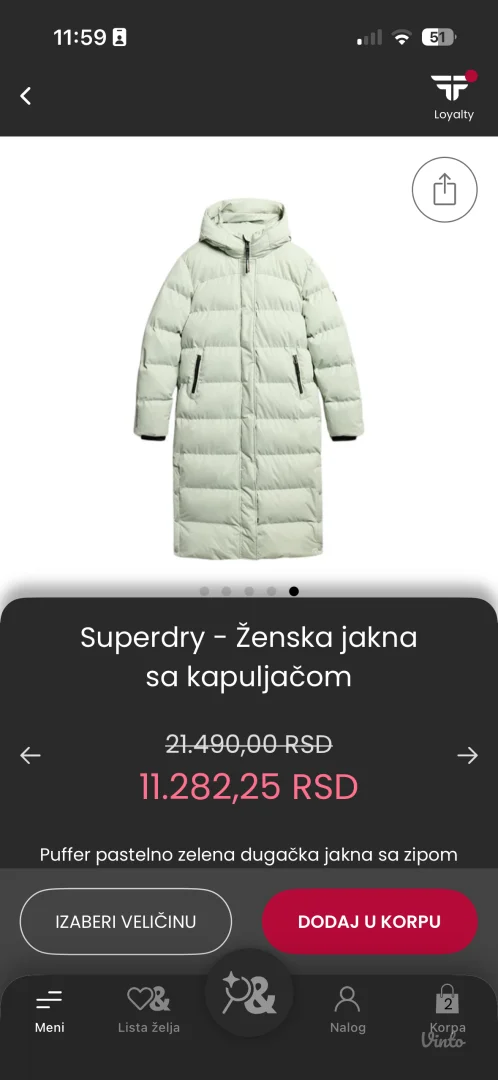 Superdry ženska jakna