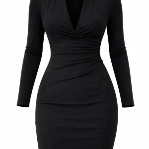 Mango mala crna haljina