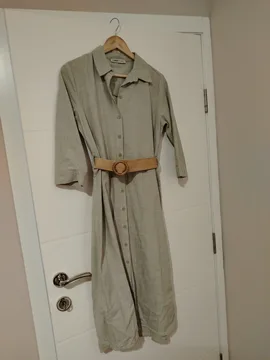 Lanena Waikiki haljina maslinasto zelena 40