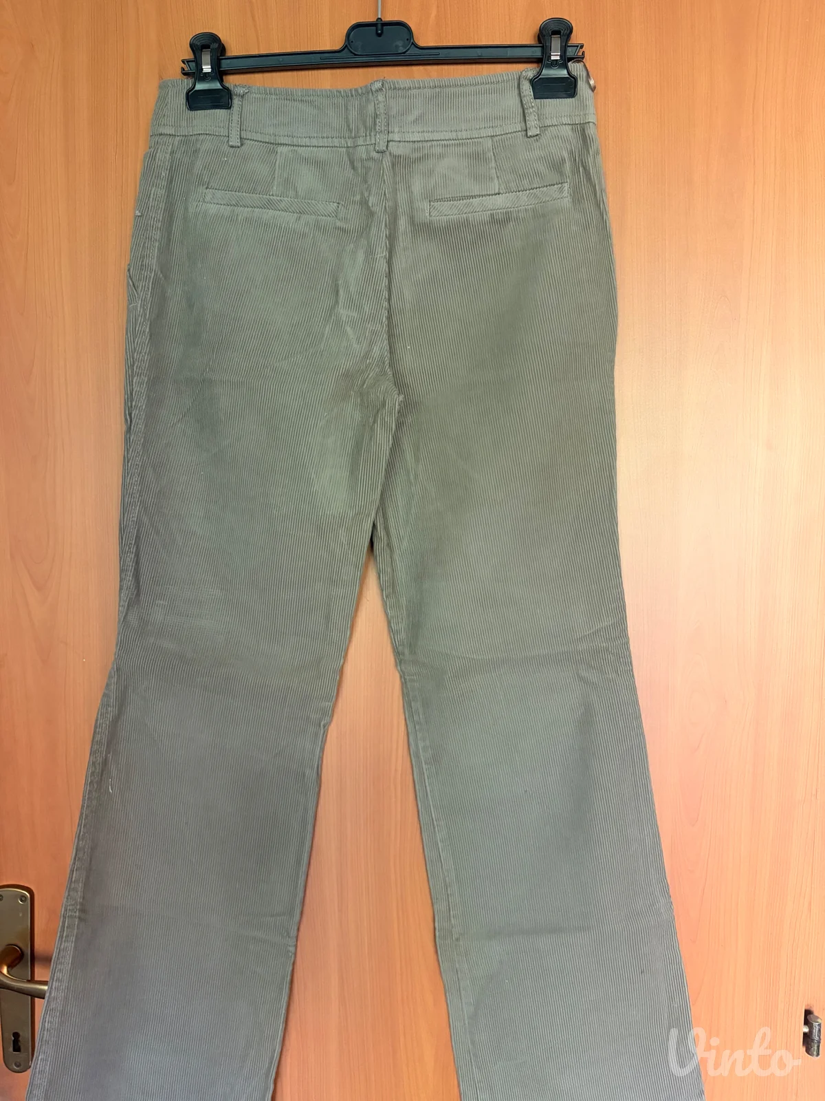 Mango bež pantalone od somota