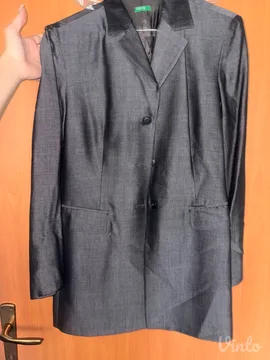 Sivi sako/mantil Benetton