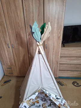 Nov dečiji šator sa prostirkom za dom, dvorište za decu 160 cm