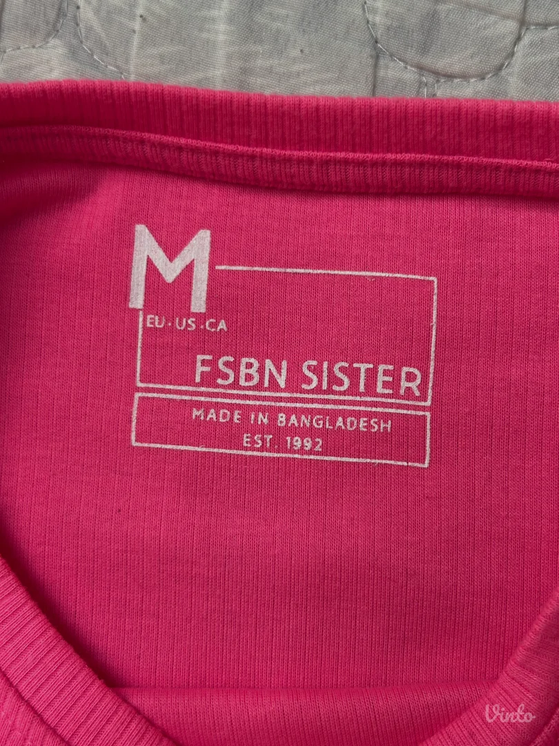 FSBN Sister neon roze top, M vel