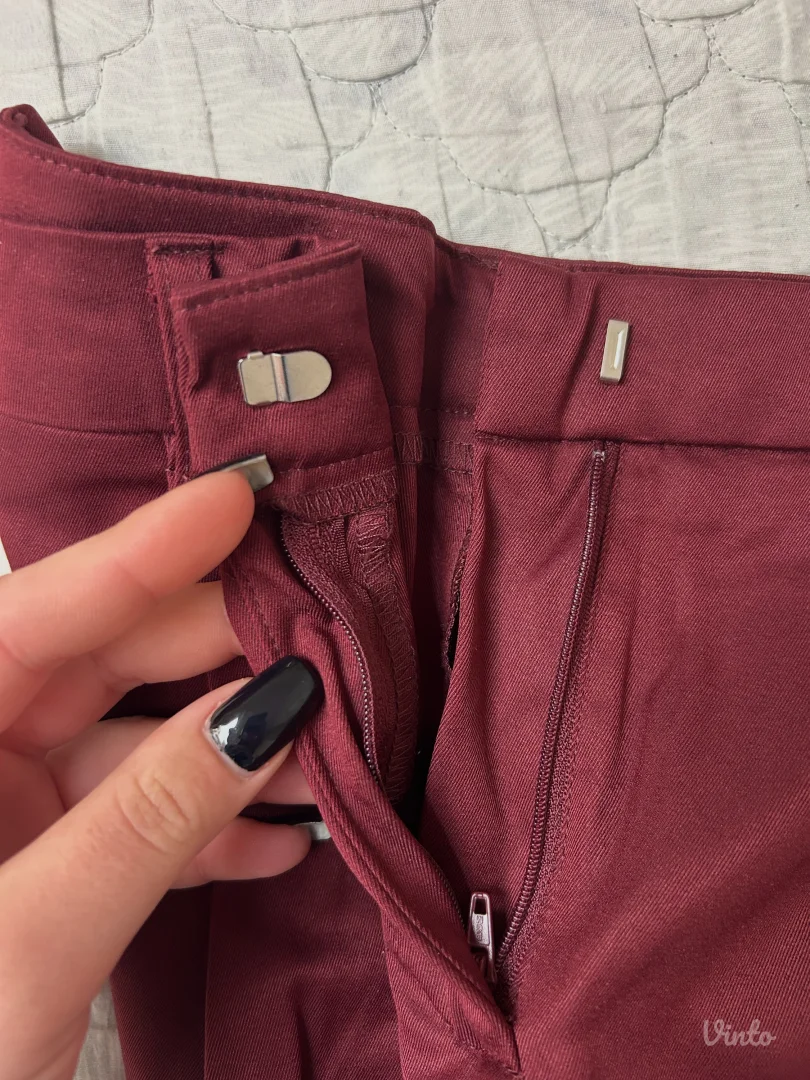 Musera Shein bordo pantalone 34 vel
