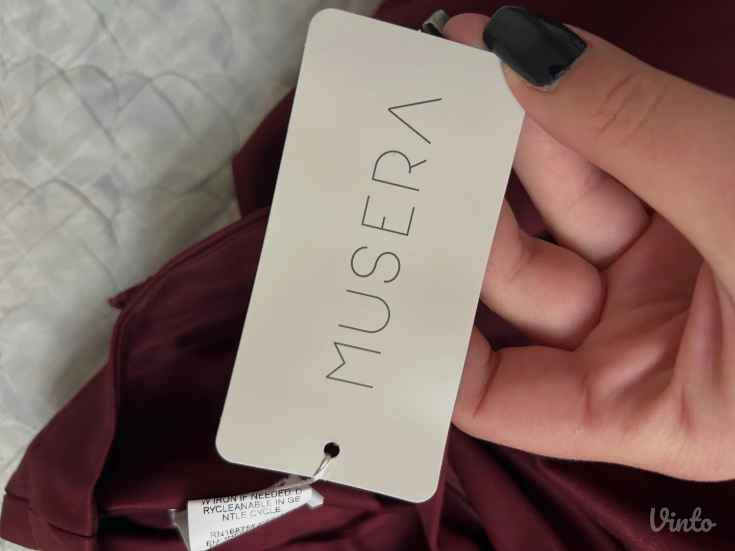 Musera Shein bordo pantalone 34 vel