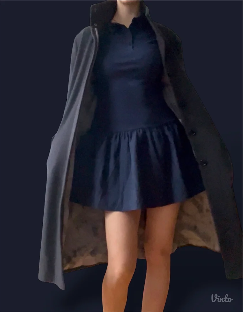 Vintage očuvani vuneni kaput