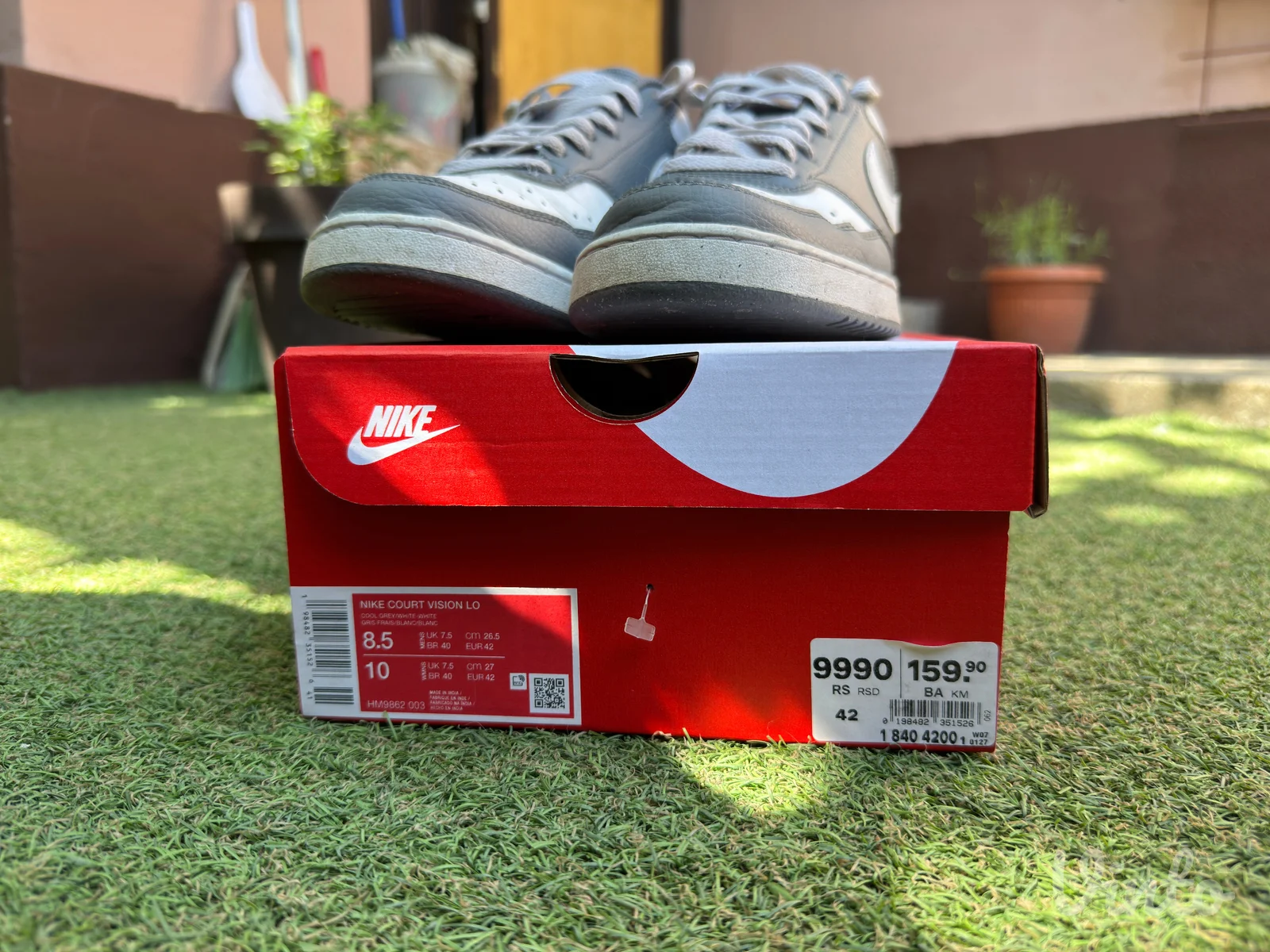 Nike Court vision low muske patike! Vel 42+orig kutija