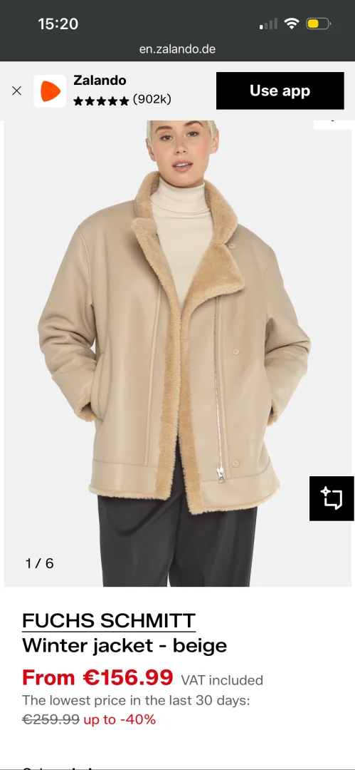 Vintage kratka bundica