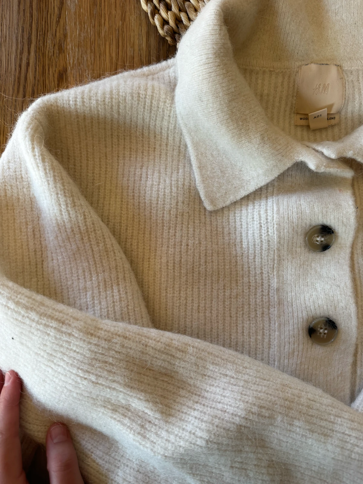 H&M džemper vuna + alpaca