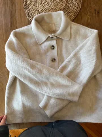 H&M džemper vuna + alpaca