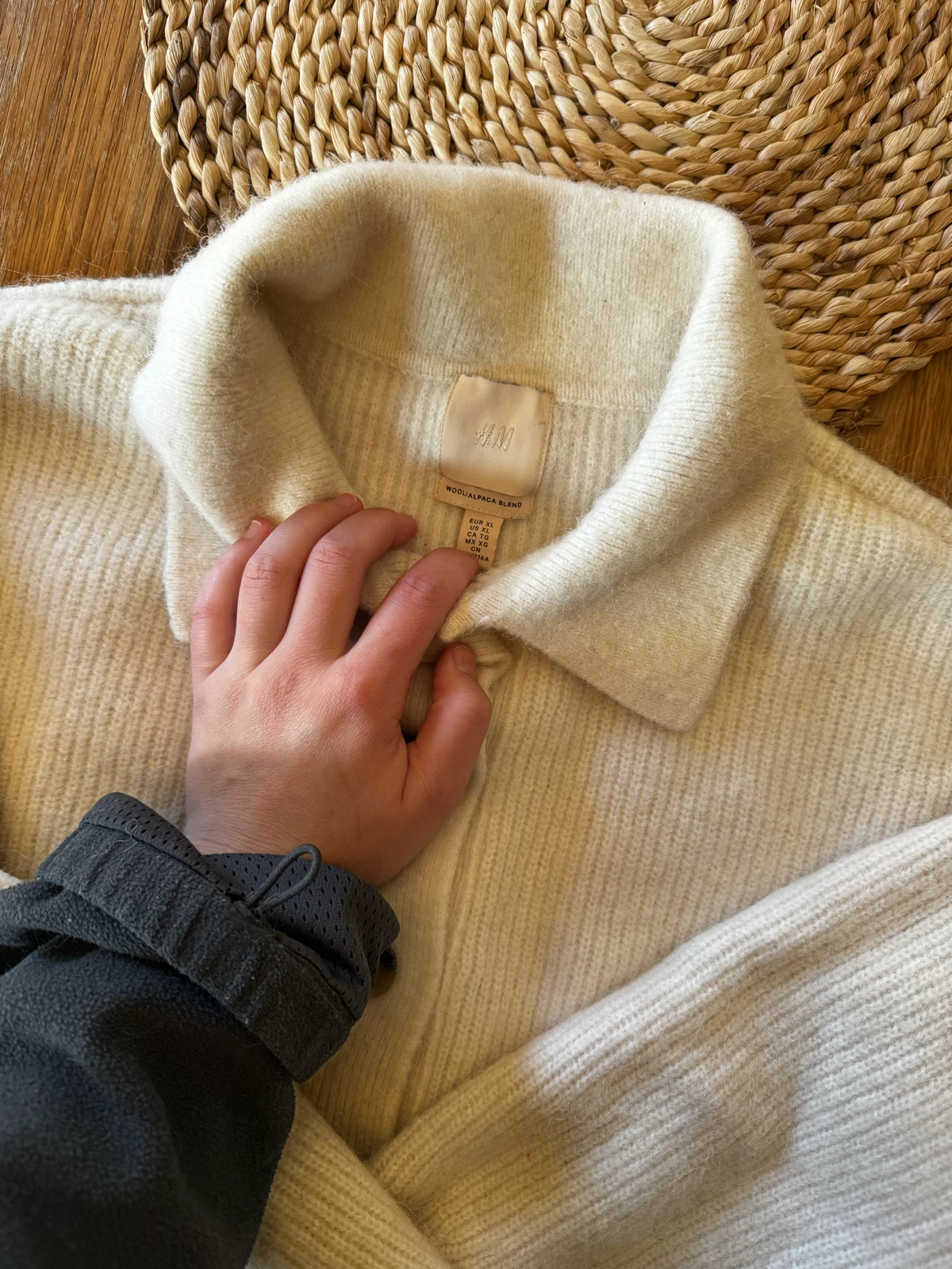 H&M džemper vuna + alpaca