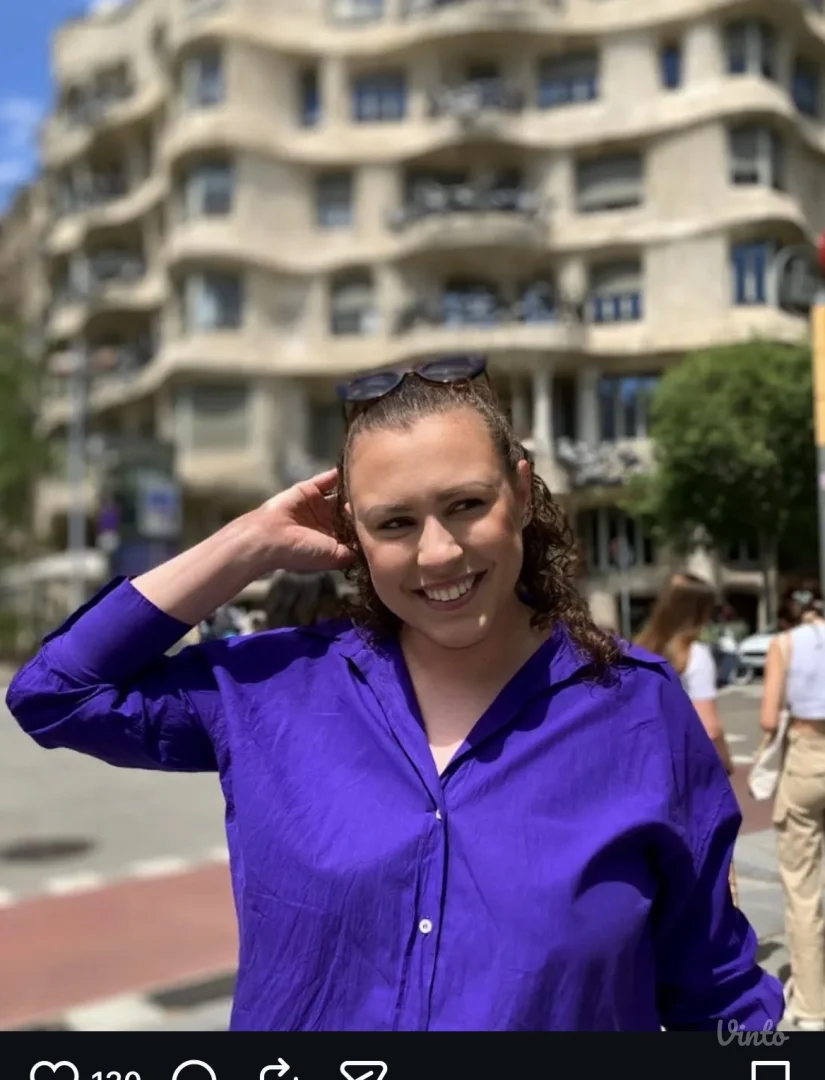 Oversized Zara ljubičasta košulja – M