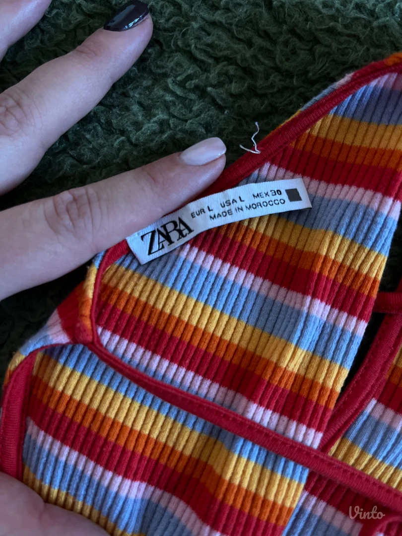 Letnja pamučna duga haljina - L