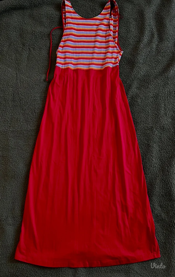 Letnja pamučna duga haljina - L